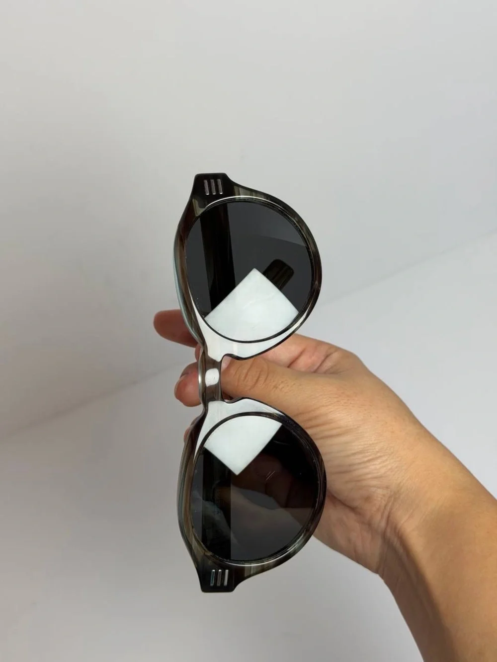 Burberry B4404 Horn Frame Sunglasses